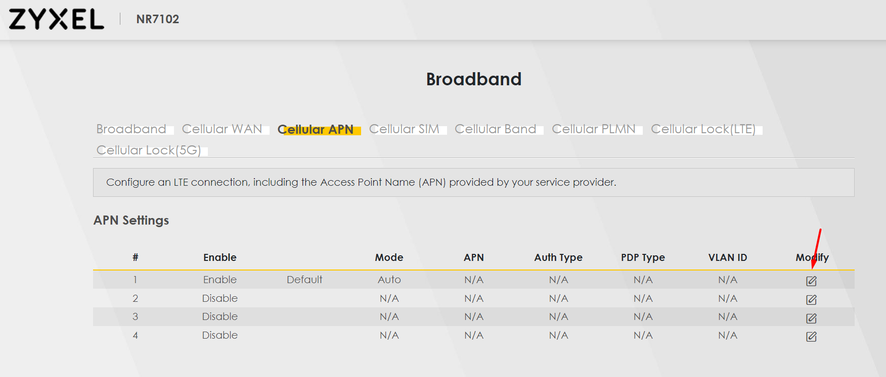 Zyxel nr7102 setup how to migrate ethernet devices to the 192 168 1 x